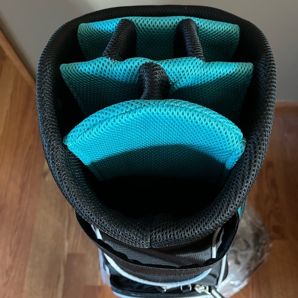 NEW Tour Edge golf bag. Teal and black - Picture 5 of 5